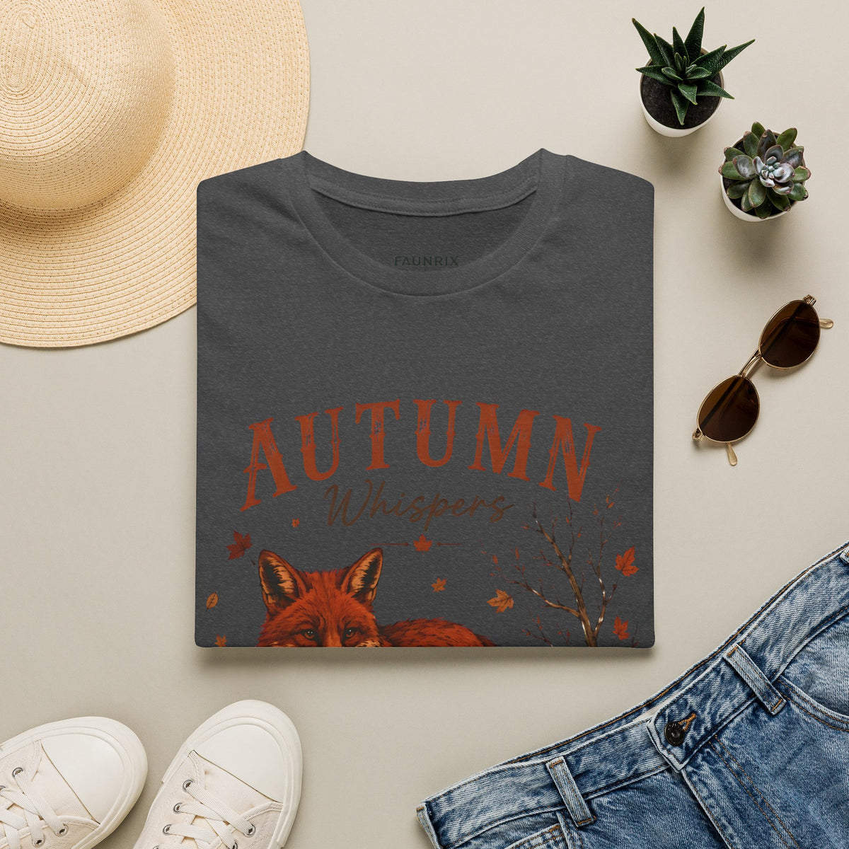 Autumn Whispers Fox T-Shirt