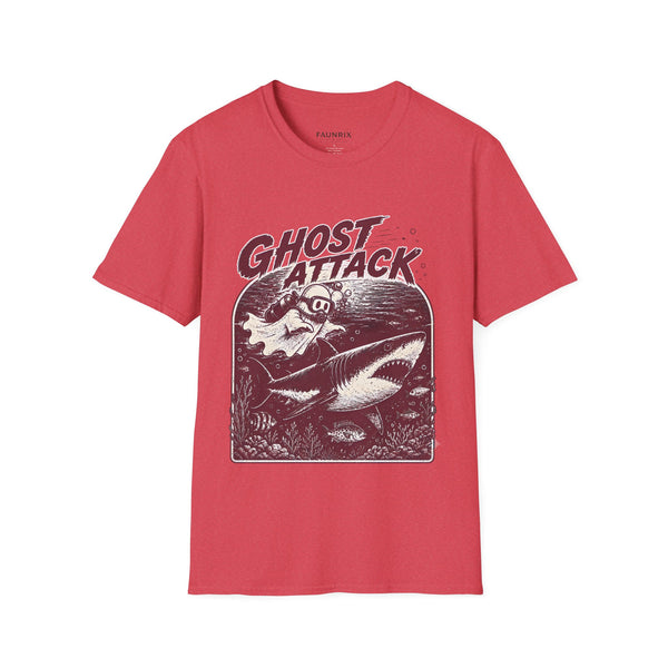Ghost Attack T-Shirt — Vintage Horror Graphic Tee