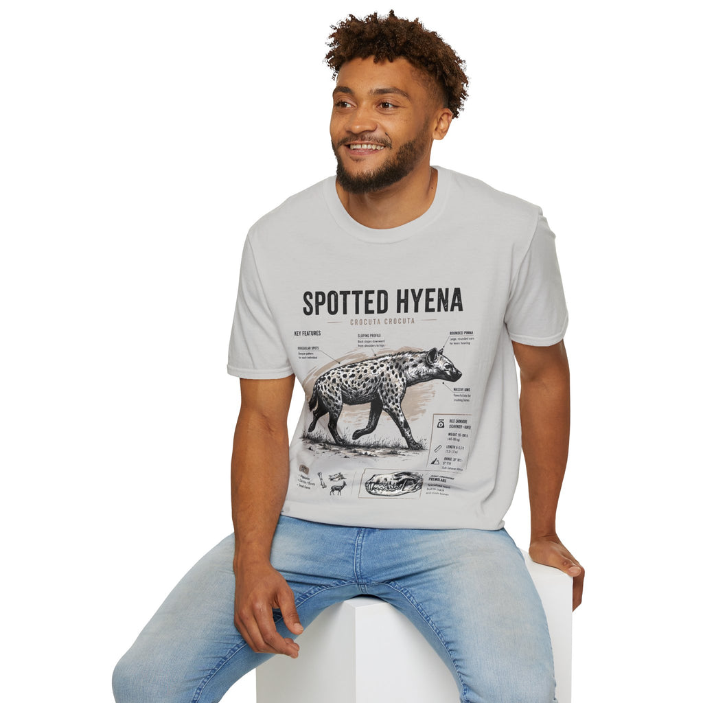 Spotted Hyena Anatomy T-Shirt — Vintage Wildlife Tee