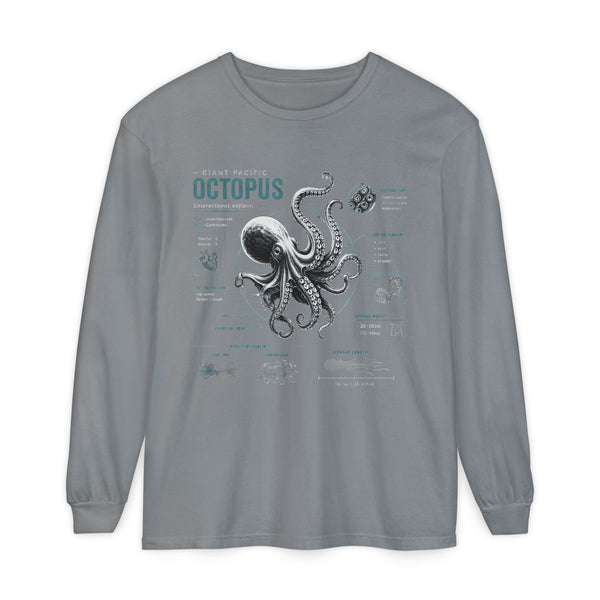 Octopus Anatomy Long Sleeve Tee