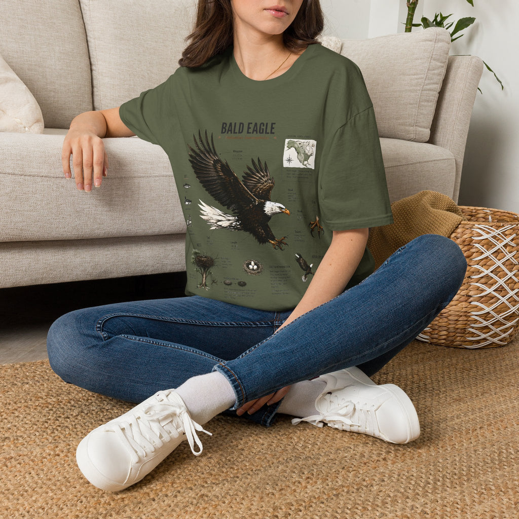 Bald Eagle Anatomy Field Guide T-Shirt