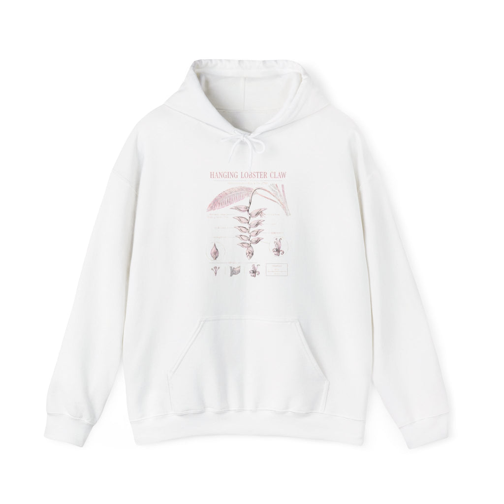Botanical Growth Hoodie — Humming Lighter Club Plant Diagram Pullover