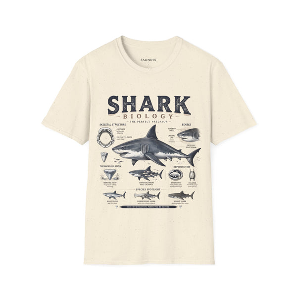 Shark Biology T-Shirt — Vintage Anatomy Graphic Tee