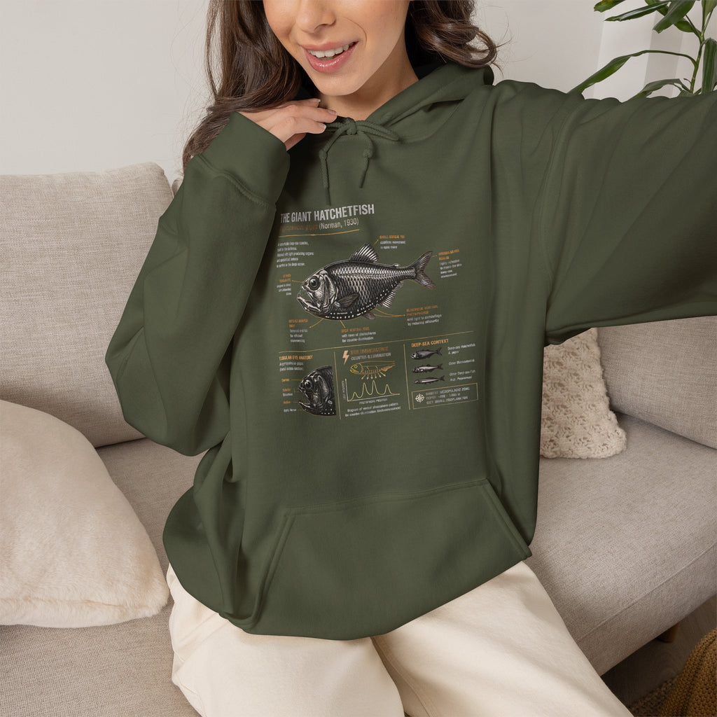 Blackfish Anatomy Hoodie – Fish Identification Diagram Sweatshirt