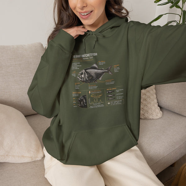 Blackfish Anatomy Hoodie – Fish Identification Diagram Sweatshirt