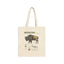 American Bison Anatomy  Canvas Tote Bag – Vintage Wildlife Illustration Eco Shopper