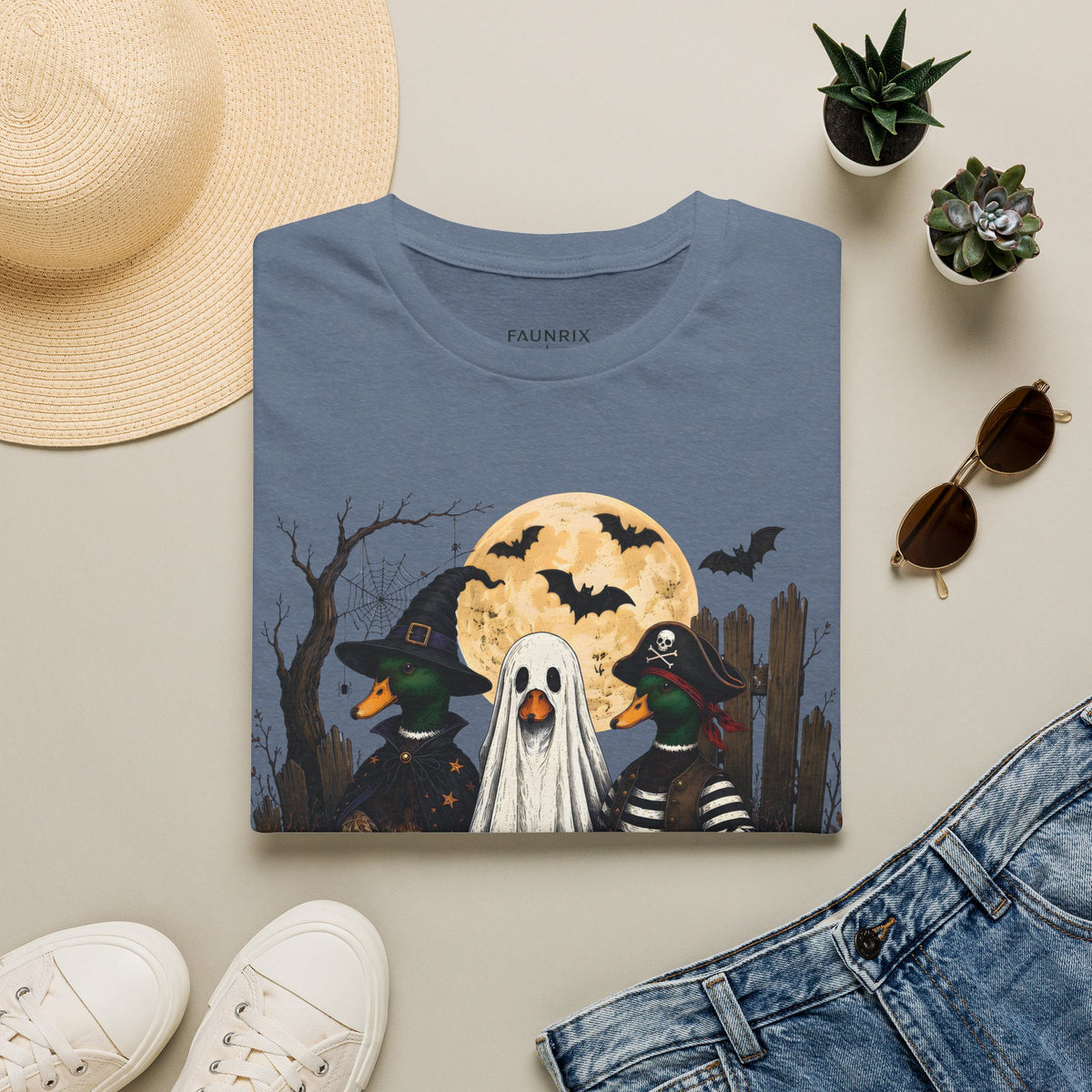 Duck Duck BOO! Halloween T-Shirt — Cute Spooky Duck Costume Tee