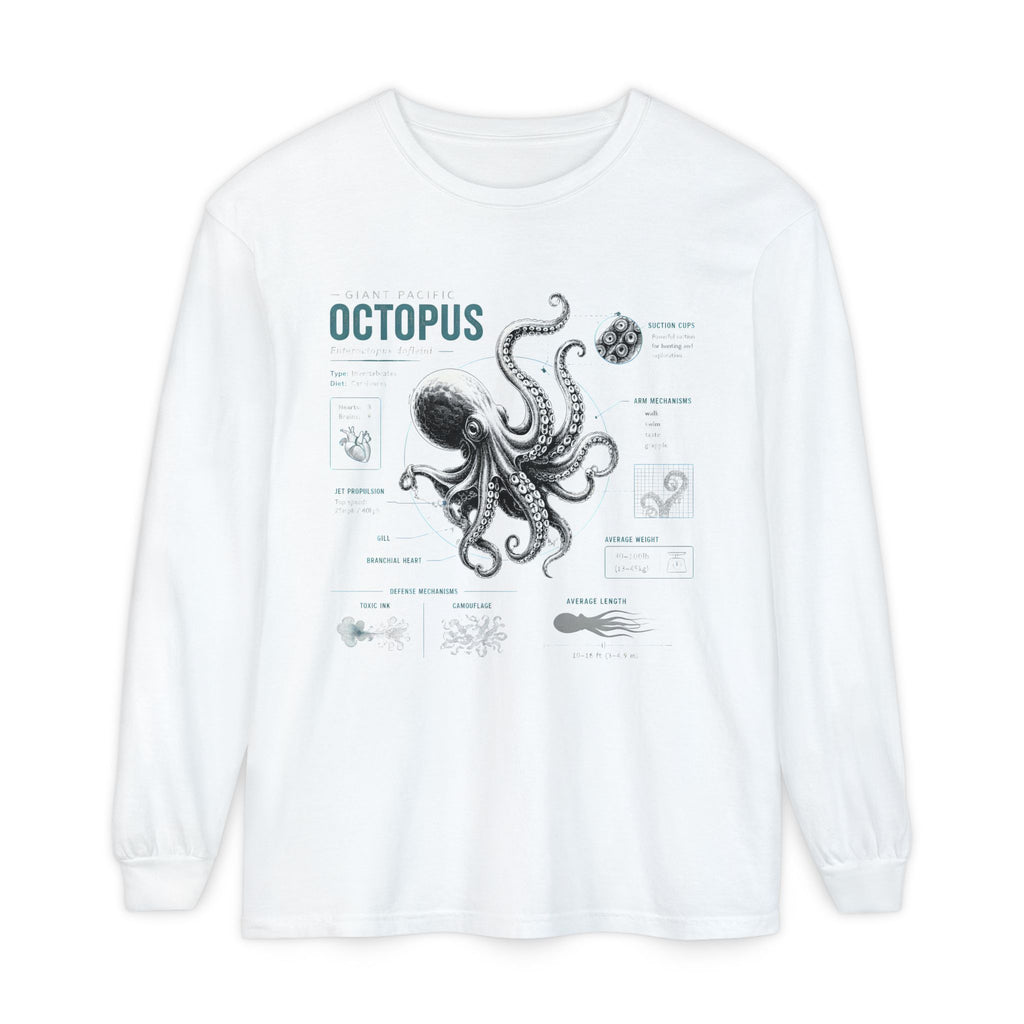 Octopus Anatomy Long Sleeve Tee