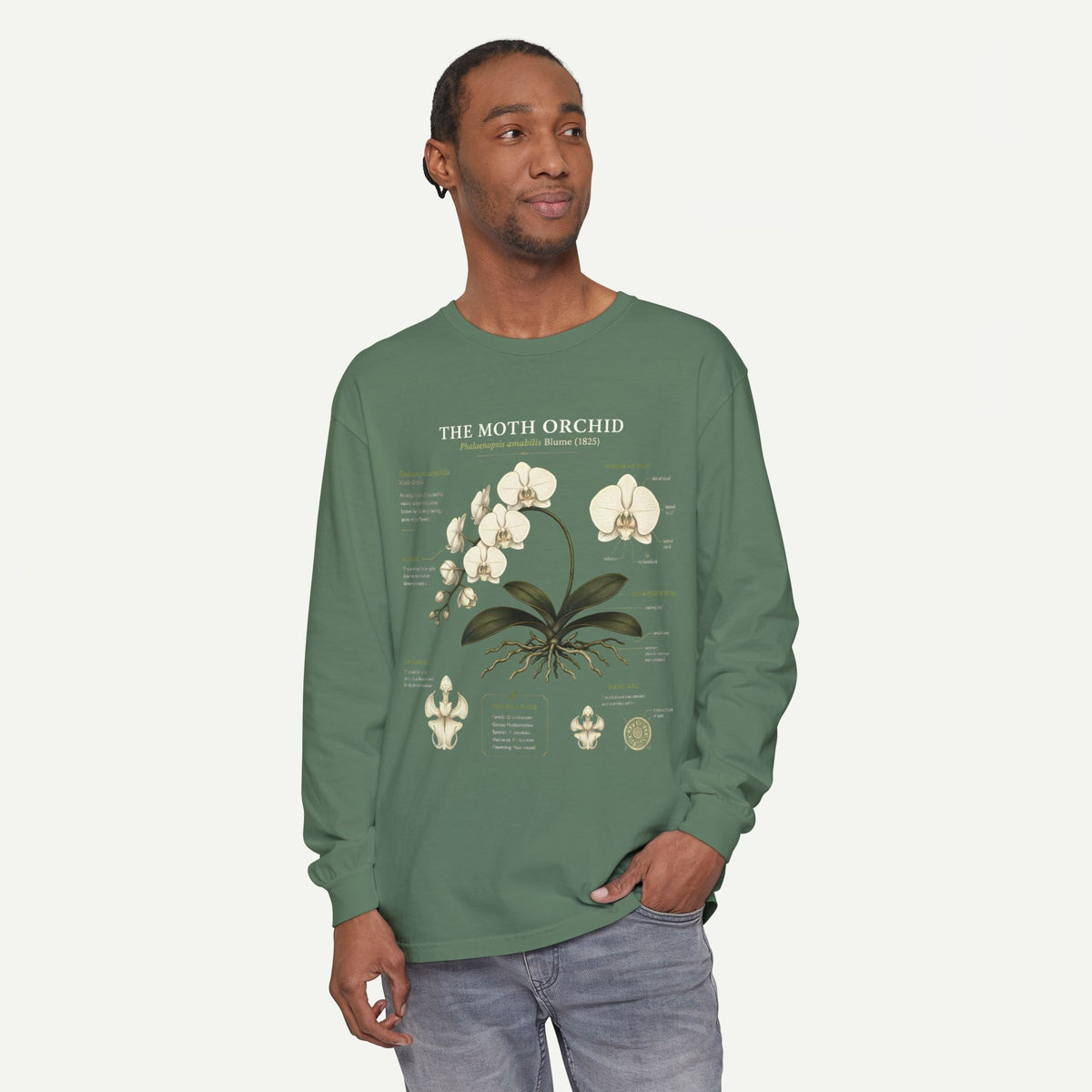 Orchid Anatomy Long Sleeve Tee