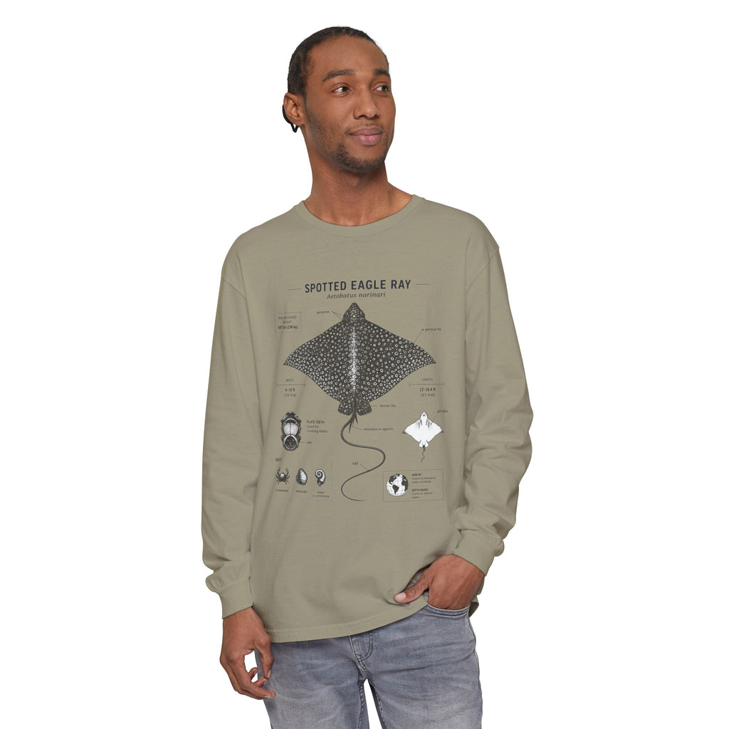 Spotted Eagle Ray Anatomy Long Sleeve Tee