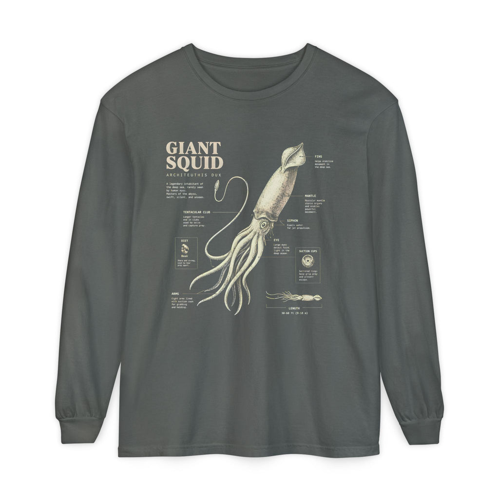 Giant Squid Anatomy Long Sleeve Tee
