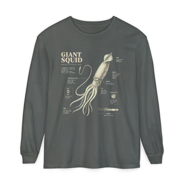 Giant Squid Anatomy Long Sleeve Tee
