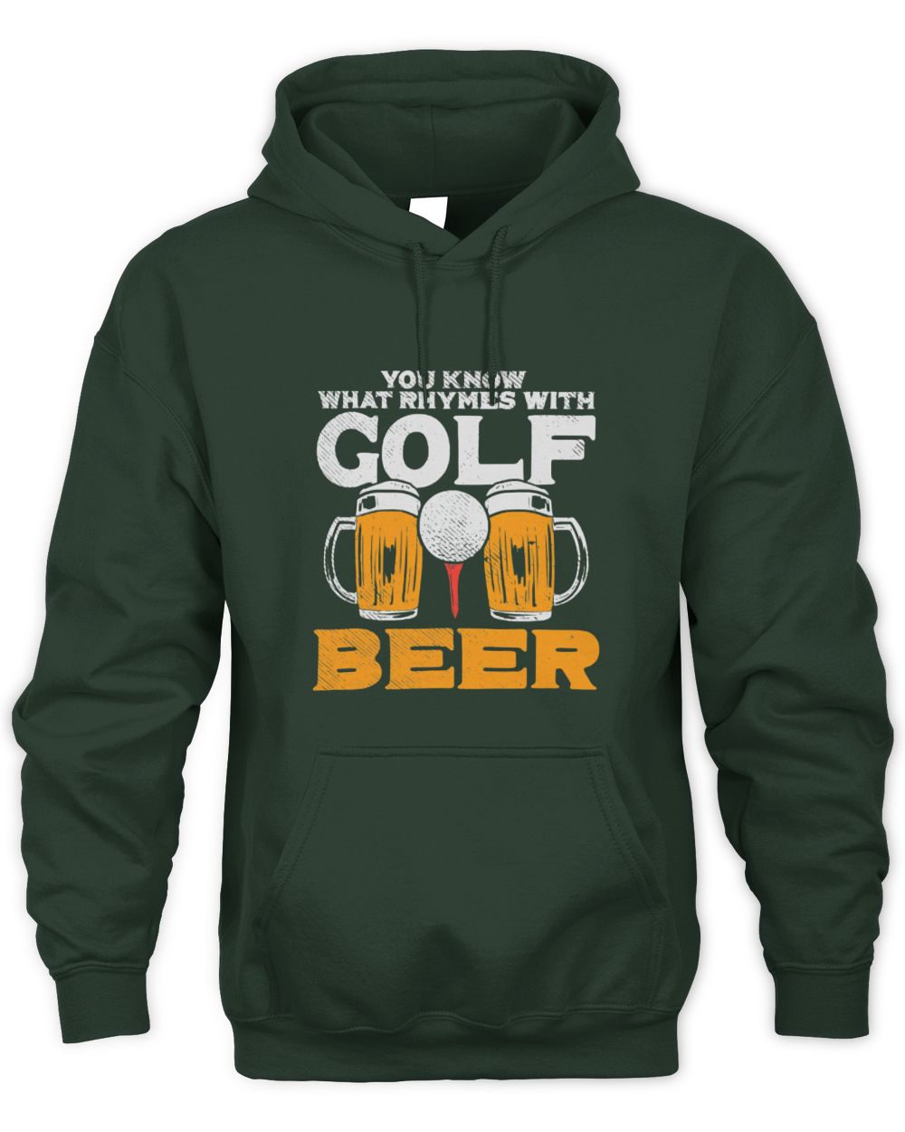 Cute Golf Beer You Know What Rhymes With Golf Beer Fathers Day Golfing3